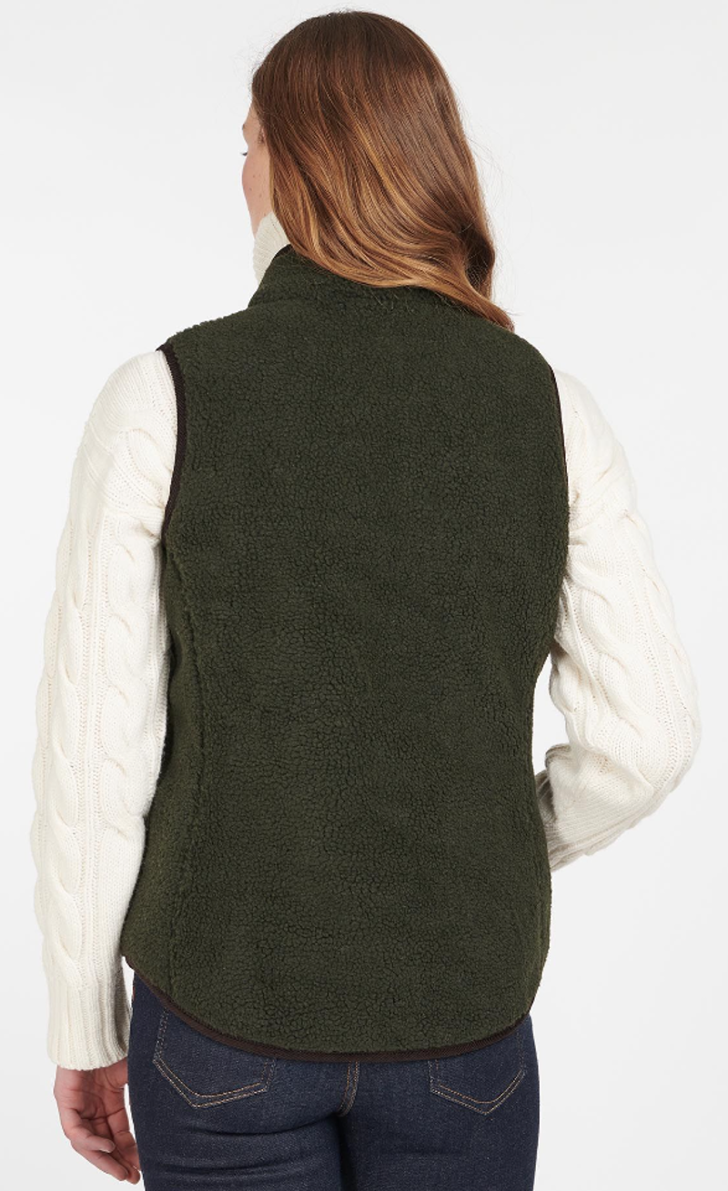 Barbour Burford Fleece Olive/Classic-2